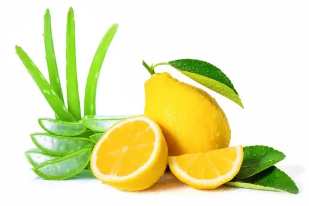lidah buaya dan lemon
